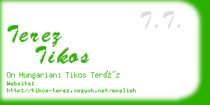 terez tikos business card
